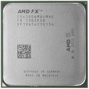 Процессор Socket AM3+ AMD FX 4300 ( 4 ядра 4 потока 3800 МГц 3,8 ГГц 95 Вт 95 W )