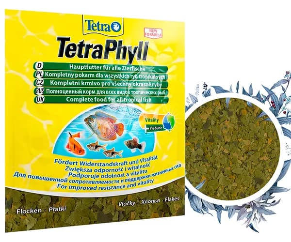 Корм сухой для рыб Tetra phyll хлопья 12г