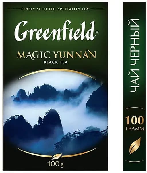 Чай черный листовой Greenfield Magic Yunnan (Меджик Юньнань), 100г