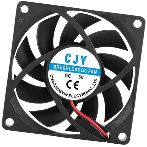 Вентилятор 7015 тихий 5/12/24В для серверных стоек, - 5V