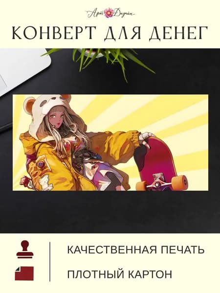 Конверт для денег Девочка