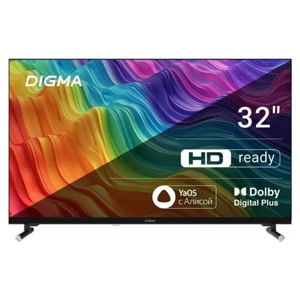 Digma Телевизор DM-LED32SBB33 32" Full HD, черный