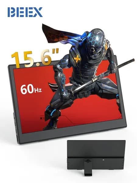 BYONE 15.6" Монитор (Портативный монитор), IPS, 1920x1080, 60 Гц, черный