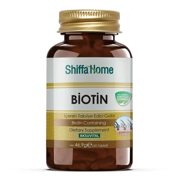 Shiffa Home Биотин 847 мг, 60 таблеток