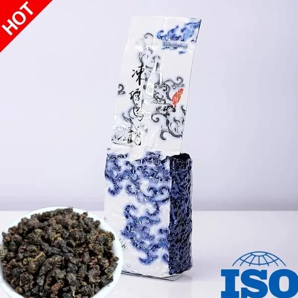 Тайваньский высокогорный улун чай, Ceremony, Чай Зеленый Листовой Рассыпной (Milky Oolong Green Tea, Най Сян Цзинь Сюань, Бирюзовый Оолонг, Чай Золотой Цветок),100r