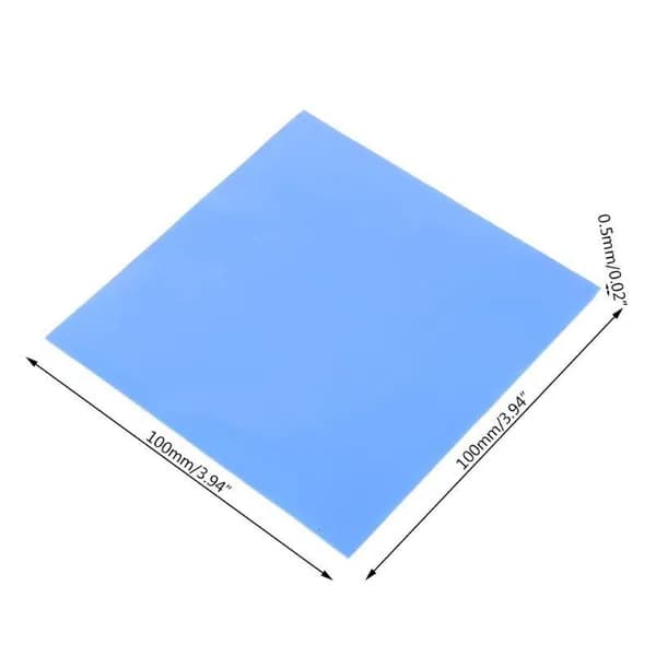 Термопрокладка 100x100x0.5 мм, 1 лист/100 шт., темно-синий