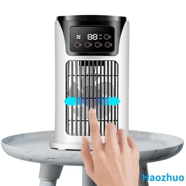 USB-настольный охладитель с распылителем воды, 6 скоростей, таймер до 6 ч