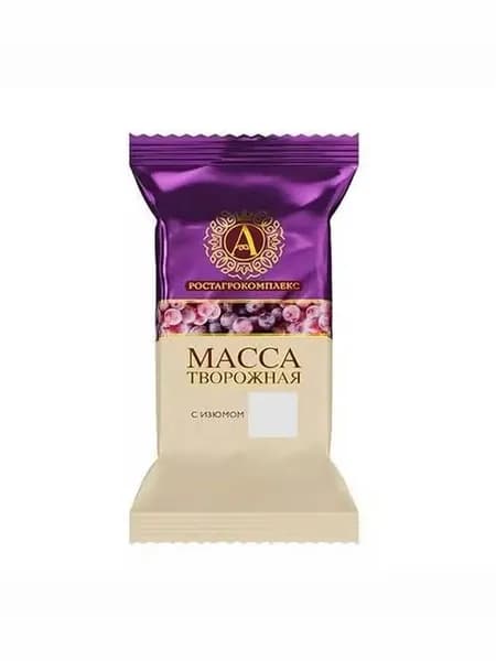 Творожная масса Б.Ю. Александров с изюмом 20% БЗМЖ 180 г