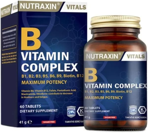 Nutraxin B Complex Витамины 60 Капсул