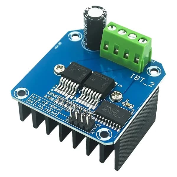 Модуль BTS7960 двойной 43A H-мост для управления двигателем, с PWM-контролем / реверсом.