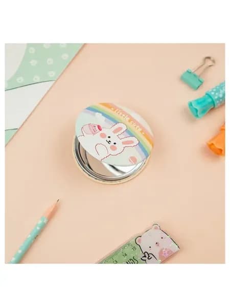 Зеркальце карманное складное "Little cute", 2 штуки
