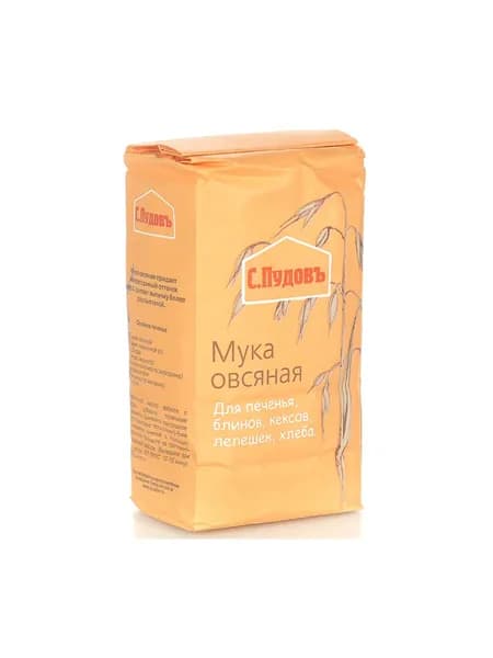 Мука овсяная С.Пудовъ, 400 г, Россия