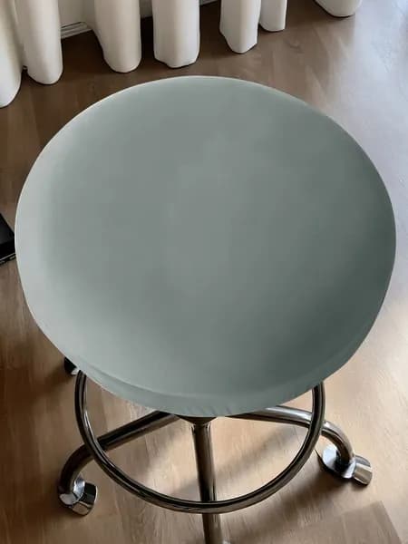 Чехол на мебель для стула 35x35 см на резинке серый