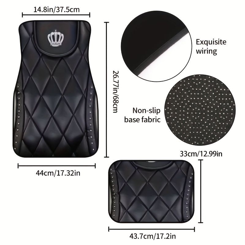 Коврики в салон автомобиля, Силикон, 2 шт.