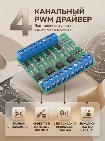 PWM MOS FET Module, высококачественный, компактный, для управления высокомощным оборудованием