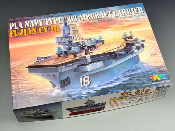 Tiger Model 618 Китайский военно - морской флот 003 Фуцзянь CV - 18 авианосец сборная модель корабля