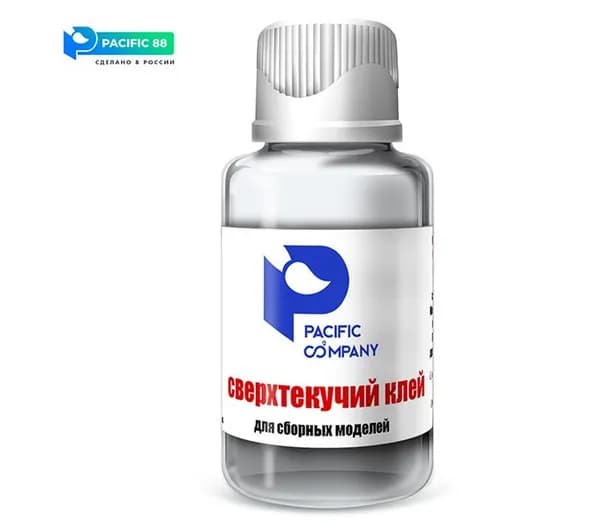 Pacific88 Сверхтекучий клей для сборных моделей из полистирола, 30 мл.
