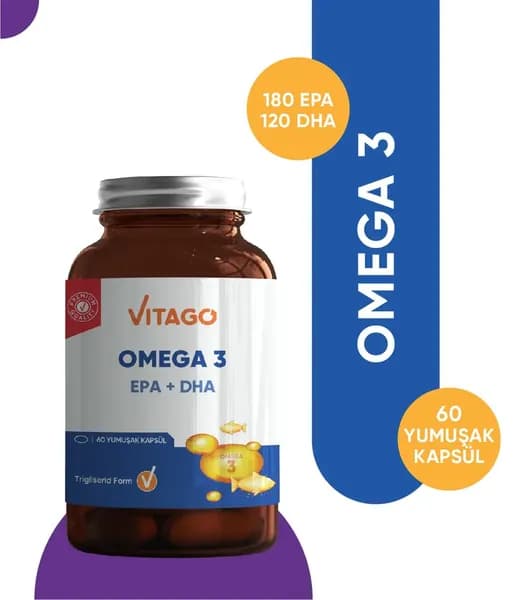 Vitago Премиум Омега-3 60 мягких капсул