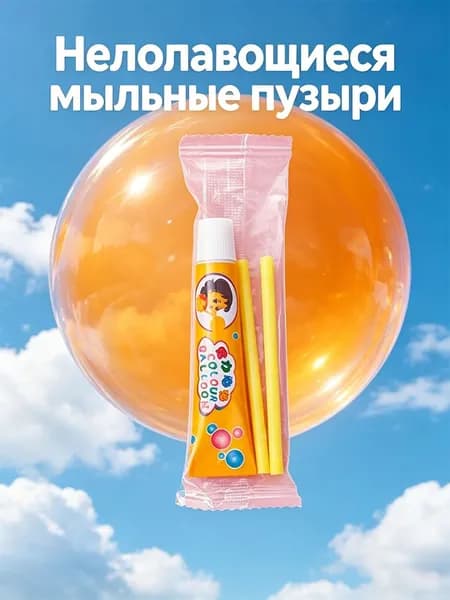 Нелопающиеся мыльные пузыри, гигантские