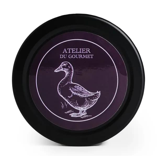 Паштет из утиной печени с миндалём и инжирным конфитюром, Atelier du GOurmet, 200 г, Россия