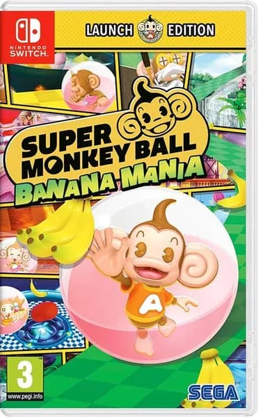 Игра Super Monkey Ball: Banana Mania. Launch Edition  (Nintendo Switch, Английская версия)