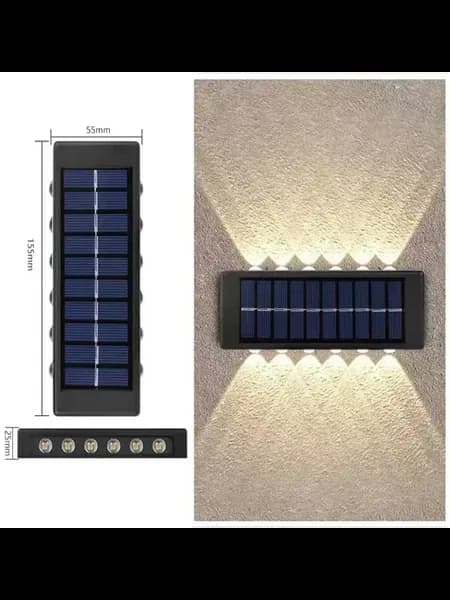 Солнечные настенные светильники LED для наружного освещения