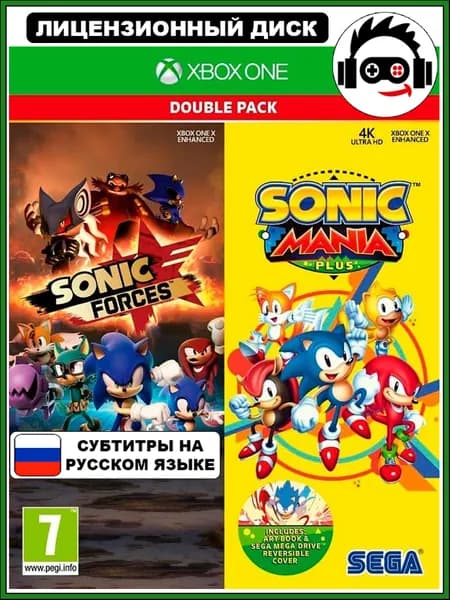 Игра Sonic Mania Plus + Sonic Forces Double Pack (Xbox One, Русские субтитры)