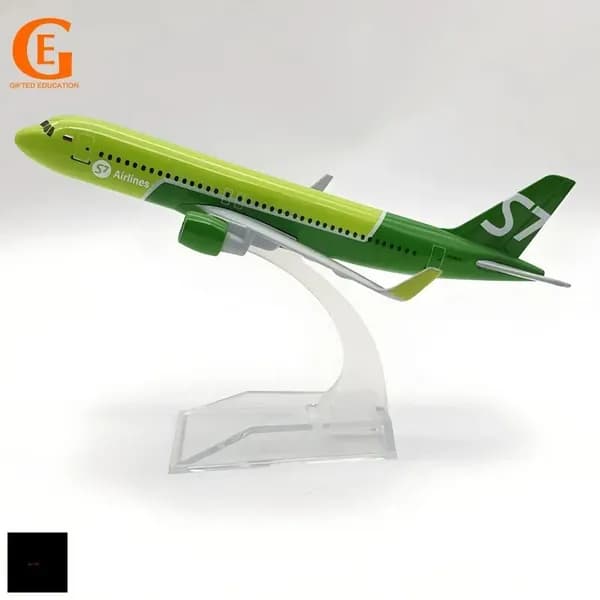 Металлическая Модель Самолета Аэробус 320, S7 Airlines А320