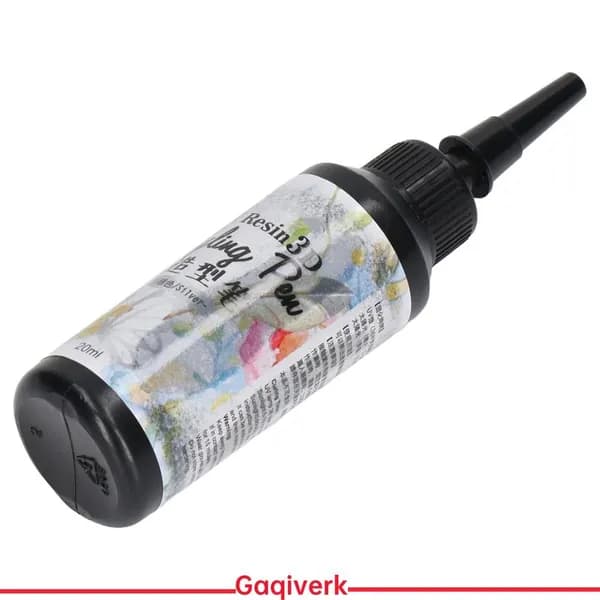 3D UV Resin Liner, высокая прозрачность, для создания контуров и отслеживания Серебро