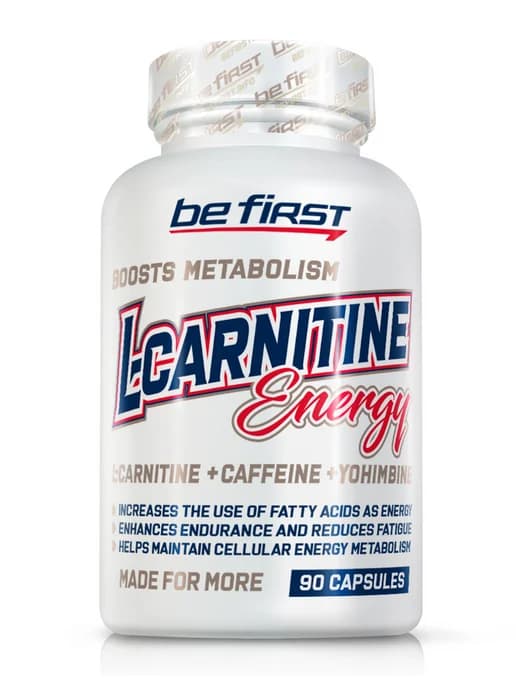 L‑Carnitine Energy 90 капс энергия и жиросжигатель