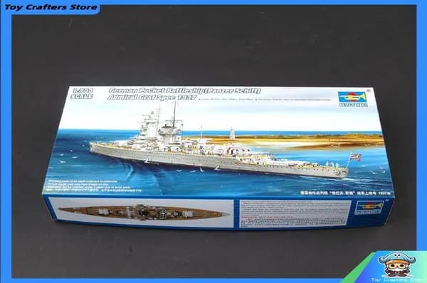 Trumpeter 1/700 05773 Немецкий адмирал граф Шпее 1937 сборная модель корабля