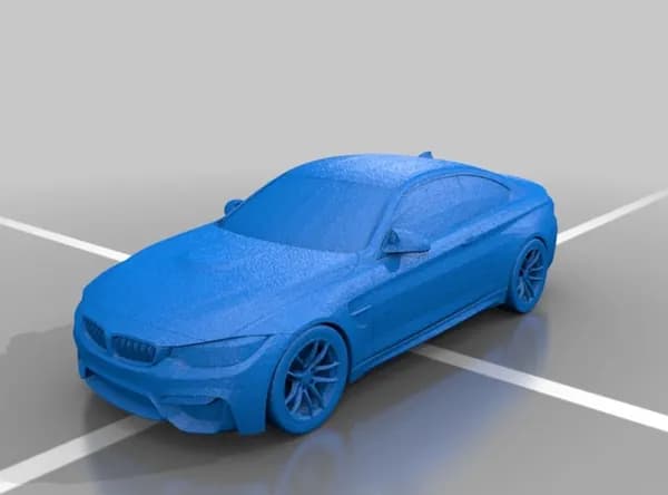 BMW M4 F82. Масштабная модель 1:72.