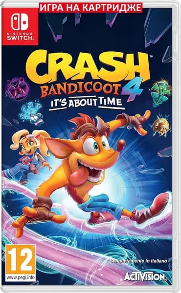 Игра Crash Bandicoot 4: Это Вопрос Времени (It`s About Time) (Nintendo Switch, Русские субтитры)