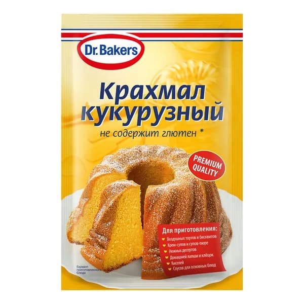 Крахмал Dr.Bakers кукурузный 100 г