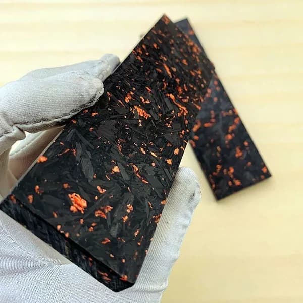 1 кусок накладки из углеродного волокна для держателя инструмента, 135*40*2.5 мм