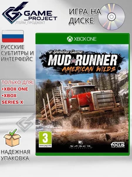 Игра A Spintires Game: Mudrunner American Wilds (Xbox One, Xbox Series, Русские субтитры)