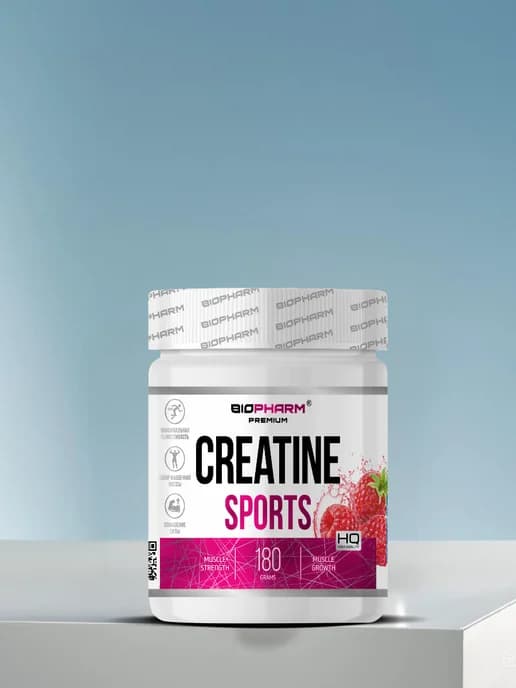 Creatine Sports Креатин спорт, Малина, 180 г