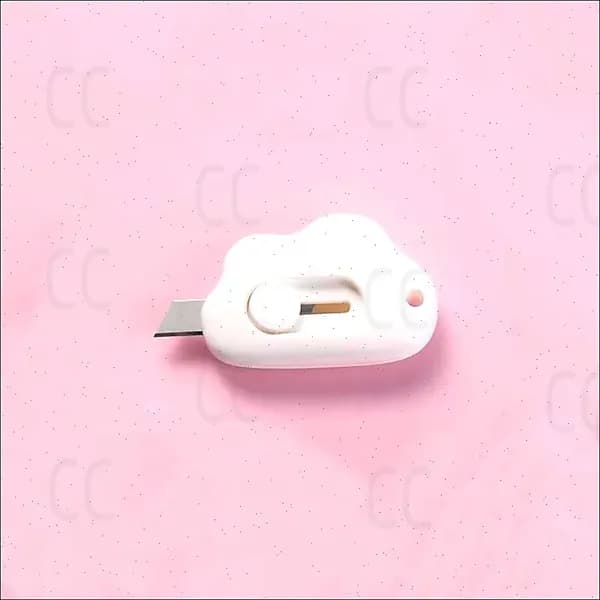 1 шт. Mini Pocket Cloud Art многофункциональный нож для резки бумаги, упаковки, сменным лезвием, канцелярский инструмент.