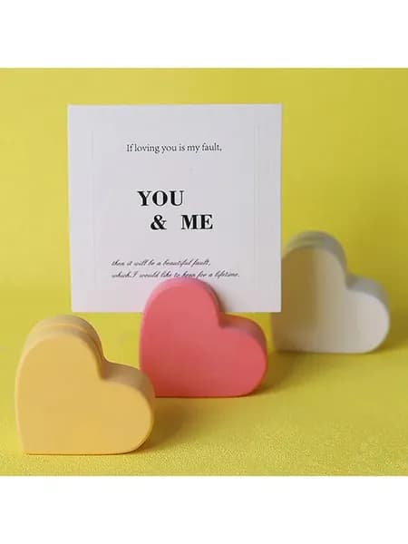 Форма для визиток Love note