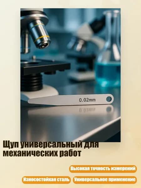 Щуп универсальный для механических работ, Толщина 0,02 мм