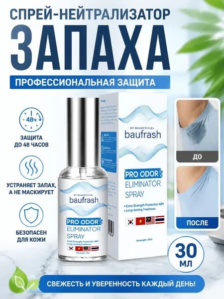 Дезодорант-спрей для тела и подмышек, антиперспирант