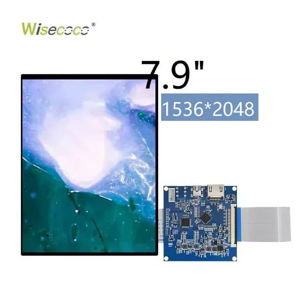 Wisecoco Пиксельный экран 7.9 "1536*2048 ЖК-дисплей драйвер борту HDMI драйвер борту для Pad и планшета, шоколадный