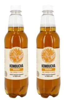 Напиток KOMBUCHA "IMMUNO" с имбирем, мёдом и соком лимона 0,555л*2 ШТУКИ