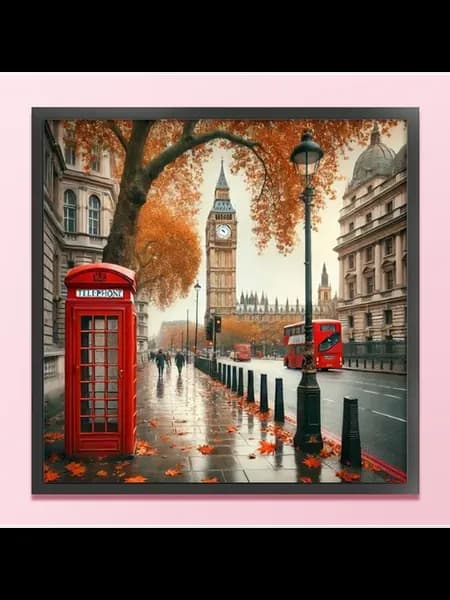 Картинка для вышивки замками 14CT, 40x40см, для декора