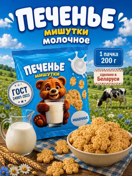 Печенье затяжное молочное 200 г