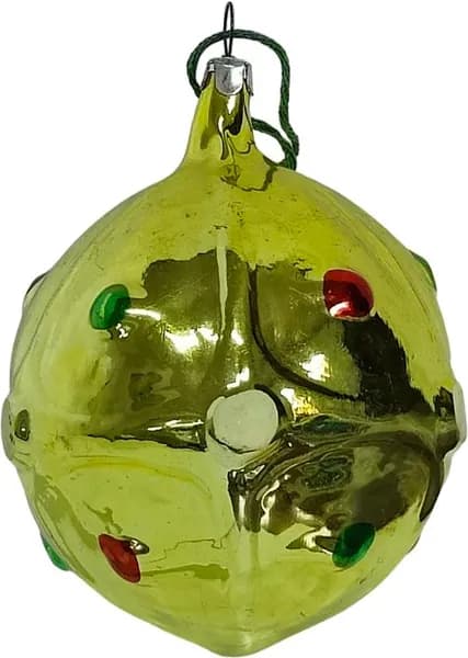 Елочная игрушка "Шар божья коровка"