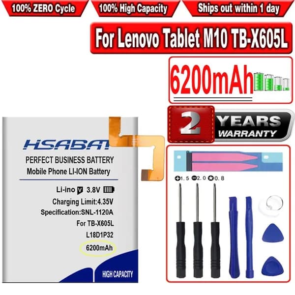 HSABAT Аккумулятор для ноутбука Lenovo 6200 мАч