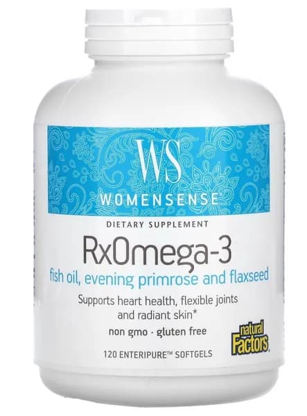 Омега-3 WomenSense, RxOmega-3, 120 таблеток