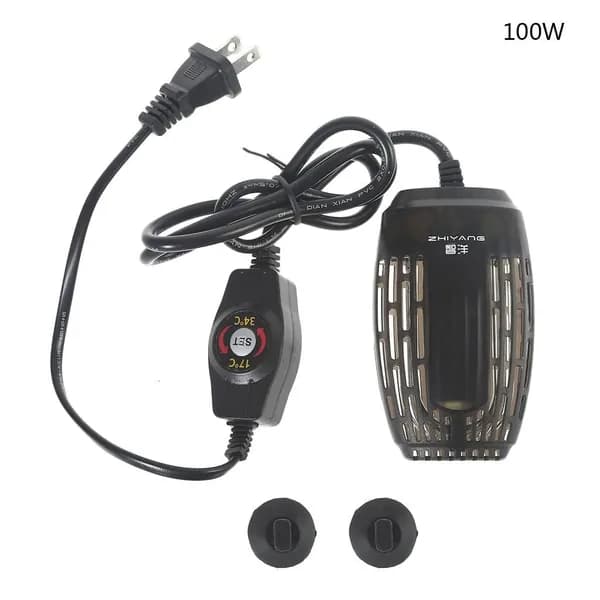 Обогреватель для аквариума 110V погружной 25W/50W/75W/100W с LED дисплеем, 100W