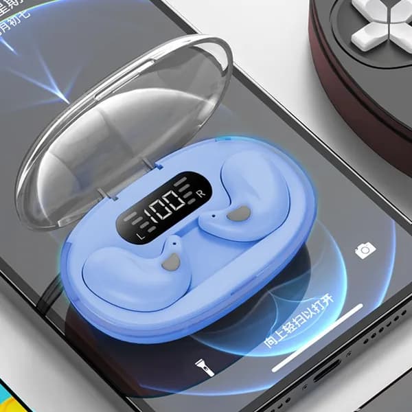 Наушники беспроводные с микрофоном X55, Bluetooth, USB Type-C, синий